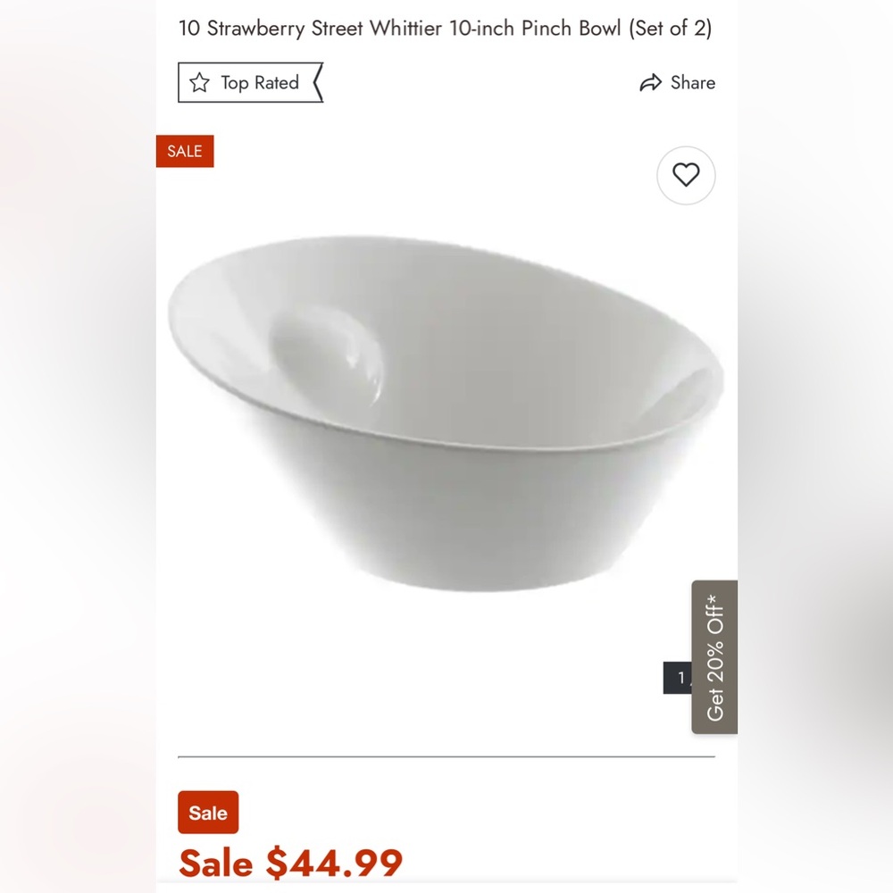 ANTHRO serving Bowl